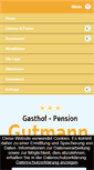 Mobile Screenshot of gasthof-gutmann.at