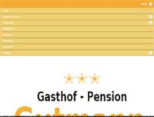 Tablet Screenshot of gasthof-gutmann.at